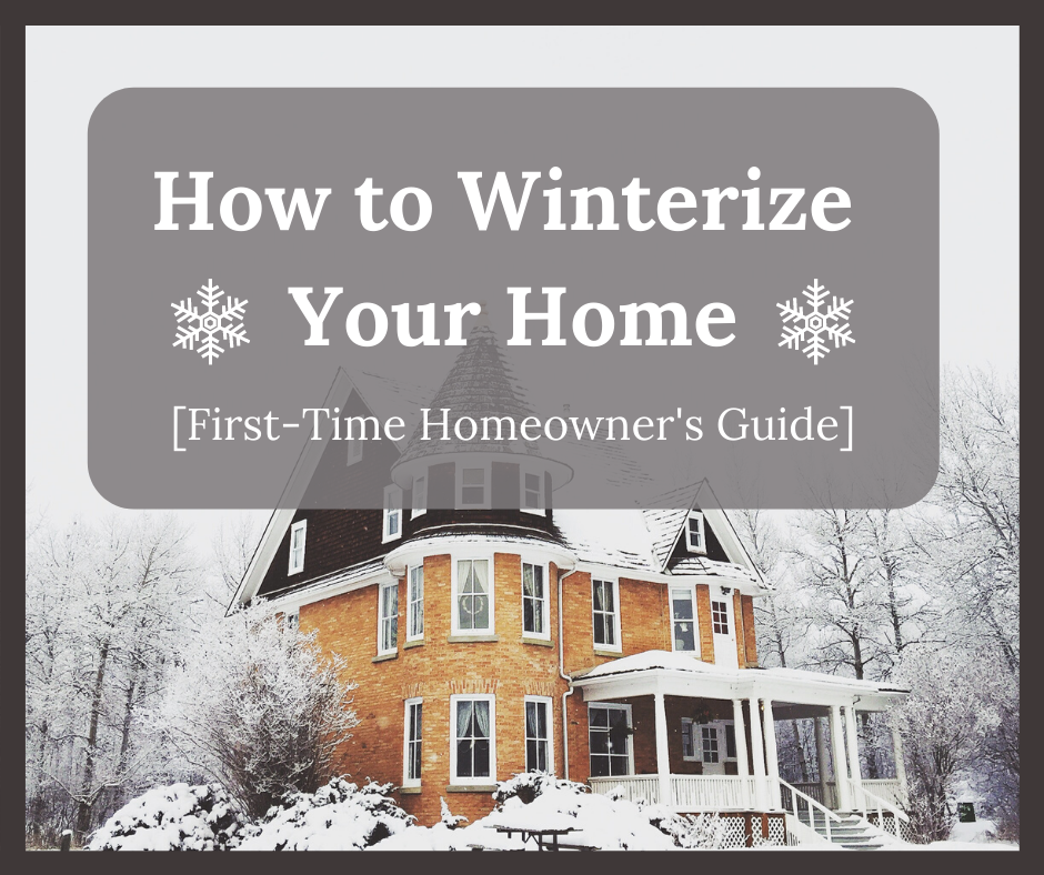 A classic home in winter. Winterizing your home can prevent many problems later.